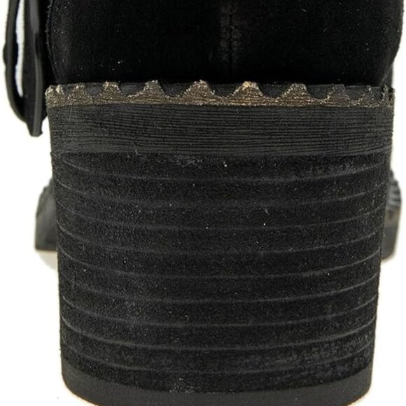 NEW GENTLE SOULS Bestie Suede Shooties black for women 663mn - Picture 6 of 13